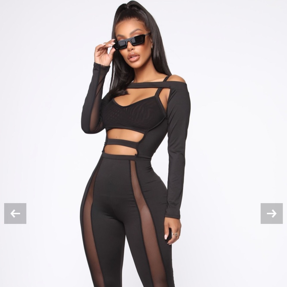 How I handle that Mesh jumpsuit
